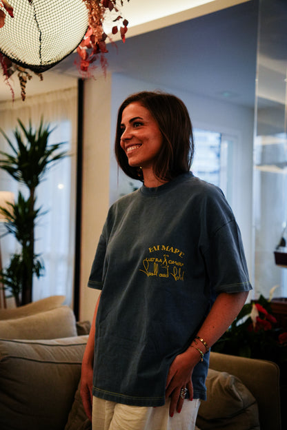 UN PO´ DI GINI´S HEAVYWEIGHTED T-SHIRT