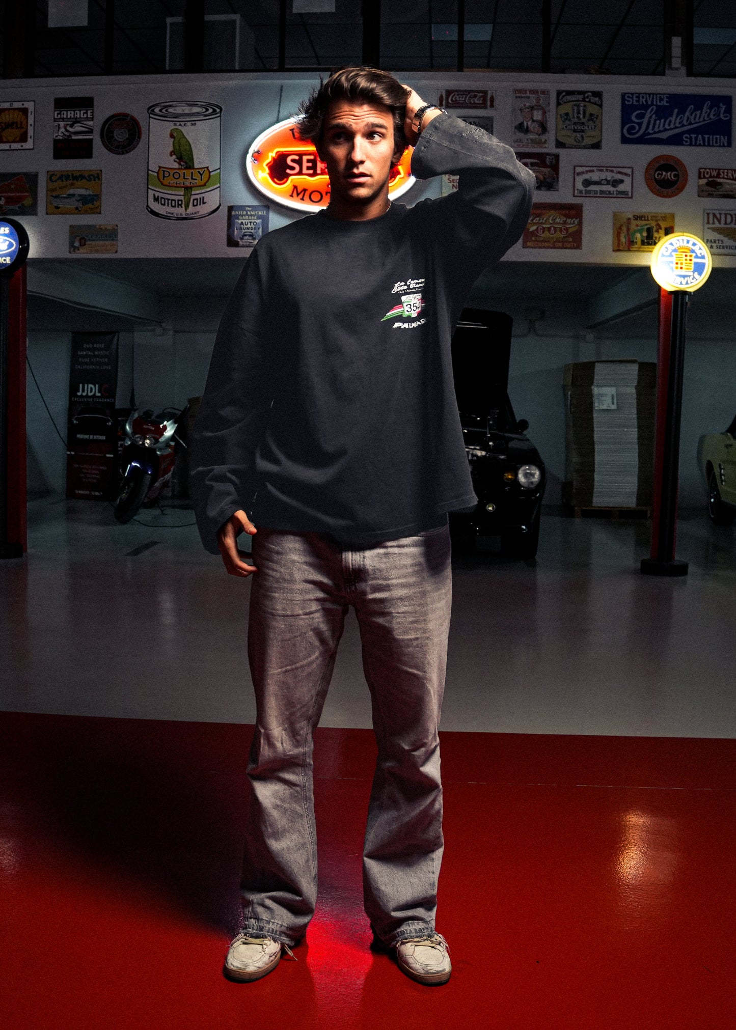 LA CARRERA CÔTE BLANCHE´S WASHED HEAVYWEIGHTED LONGSLEEVE