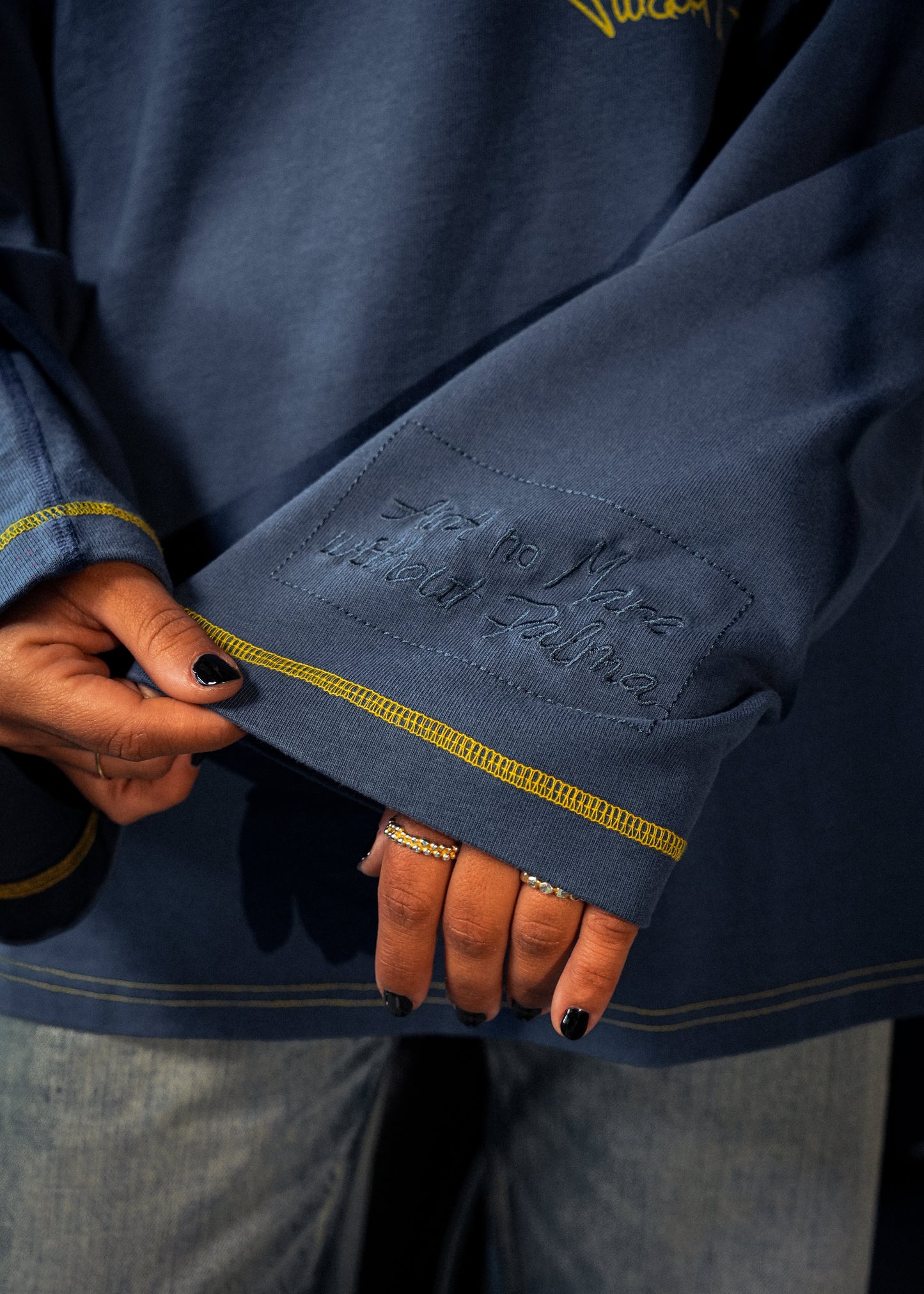 UN PO DI MARE´S WASHED HEAVYWEIGHTED LONGSLEEVE